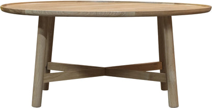 Gallery Direct Kingham Round Coffee Table in Oak