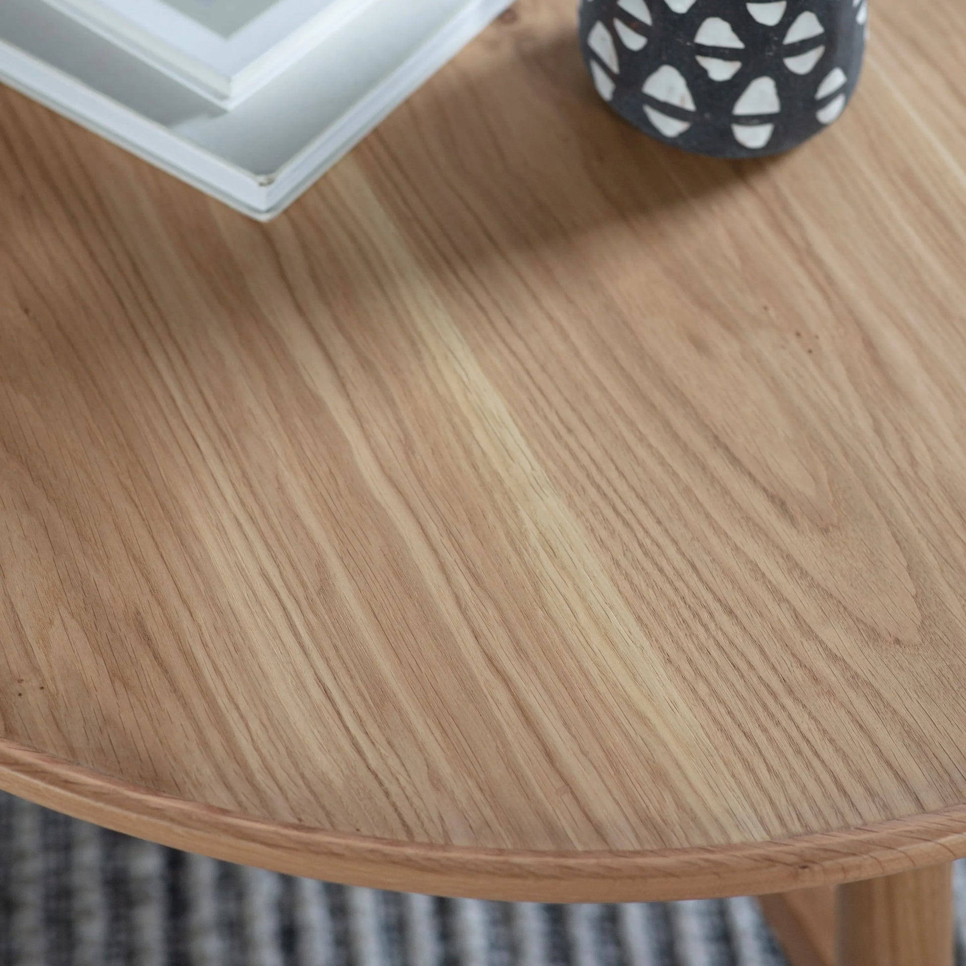 Gallery Direct Kingham Round Coffee Table in Oak