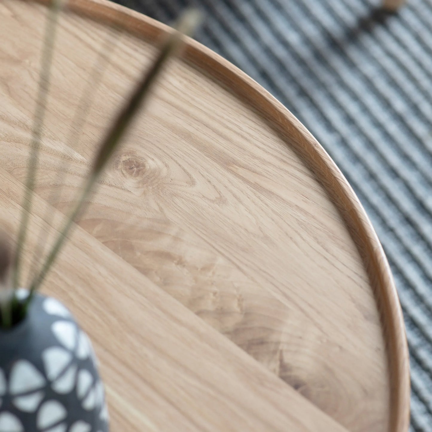 Gallery Direct Kingham Round Coffee Table in Oak