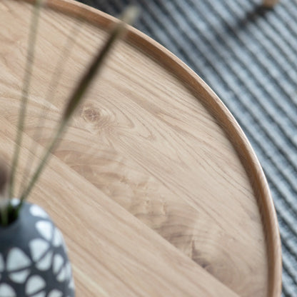 Gallery Direct Kingham Round Coffee Table in Oak