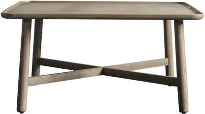 Gallery Direct Kingham Square Coffee Table in Grey
