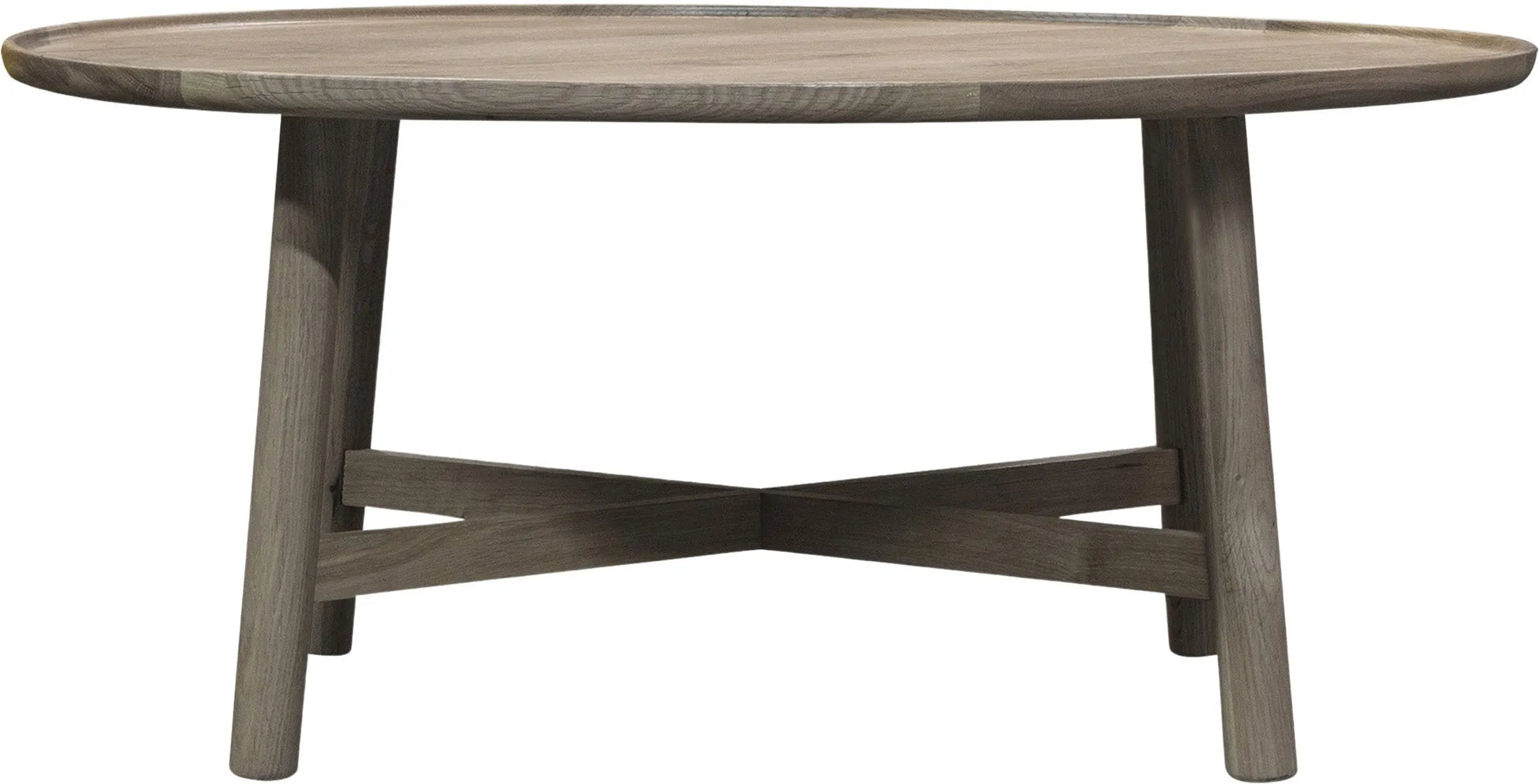 Gallery Direct Kingham Round Coffee Table in Grey