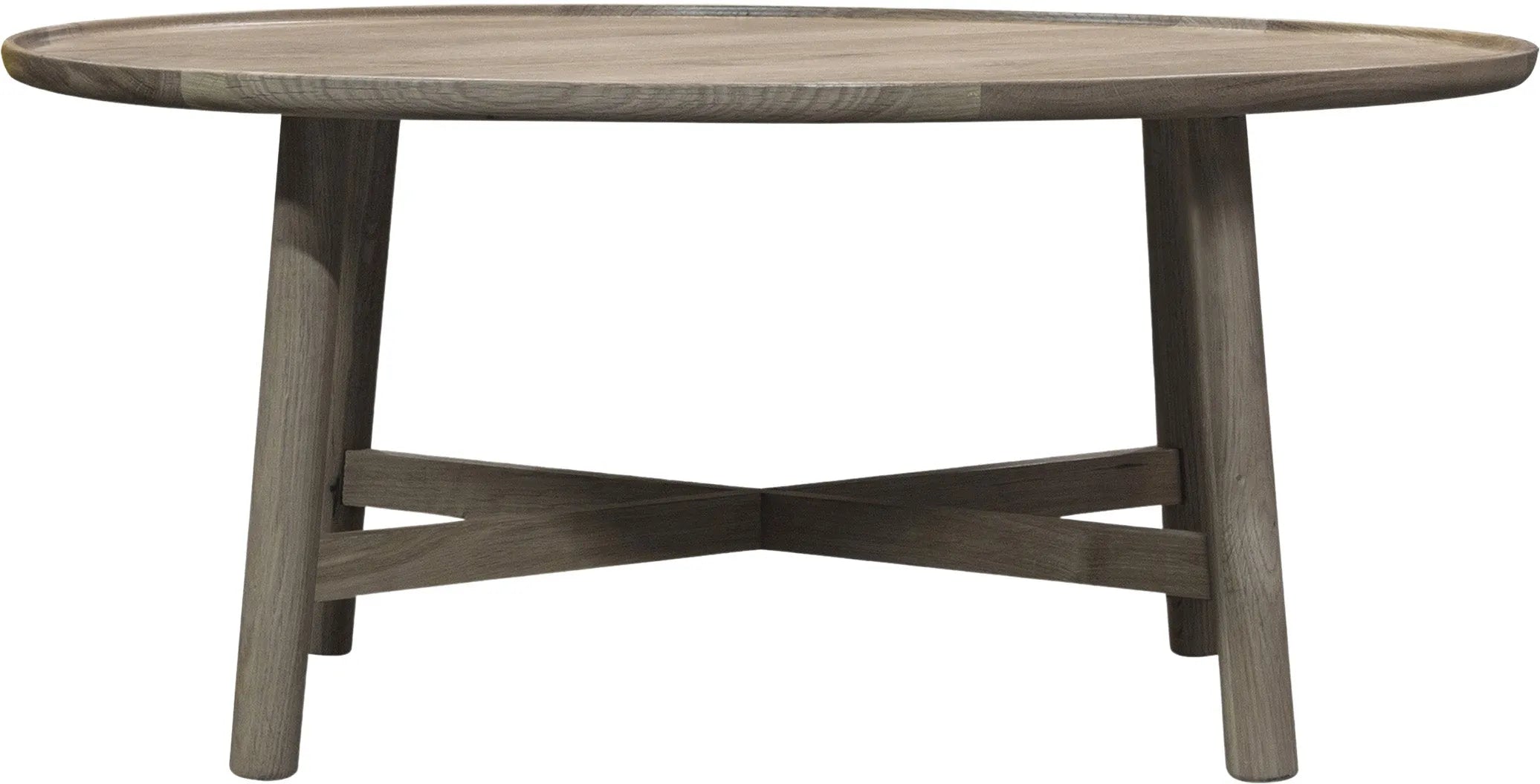 Gallery Direct Kingham Round Coffee Table in Grey