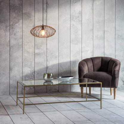 Gallery Direct Rothbury Coffee Table Bronze