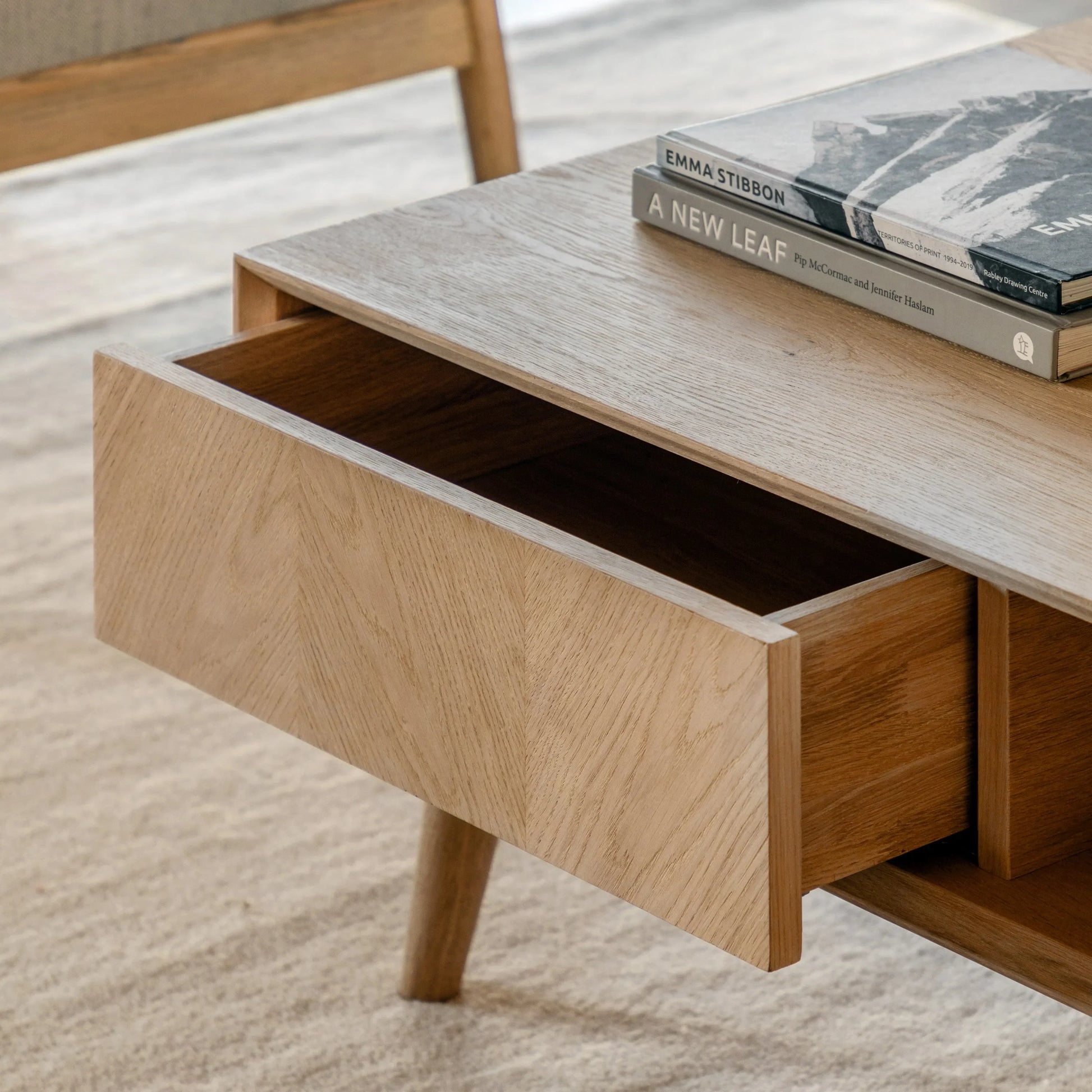Gallery Direct Milano 2 Drawer Coffee Table