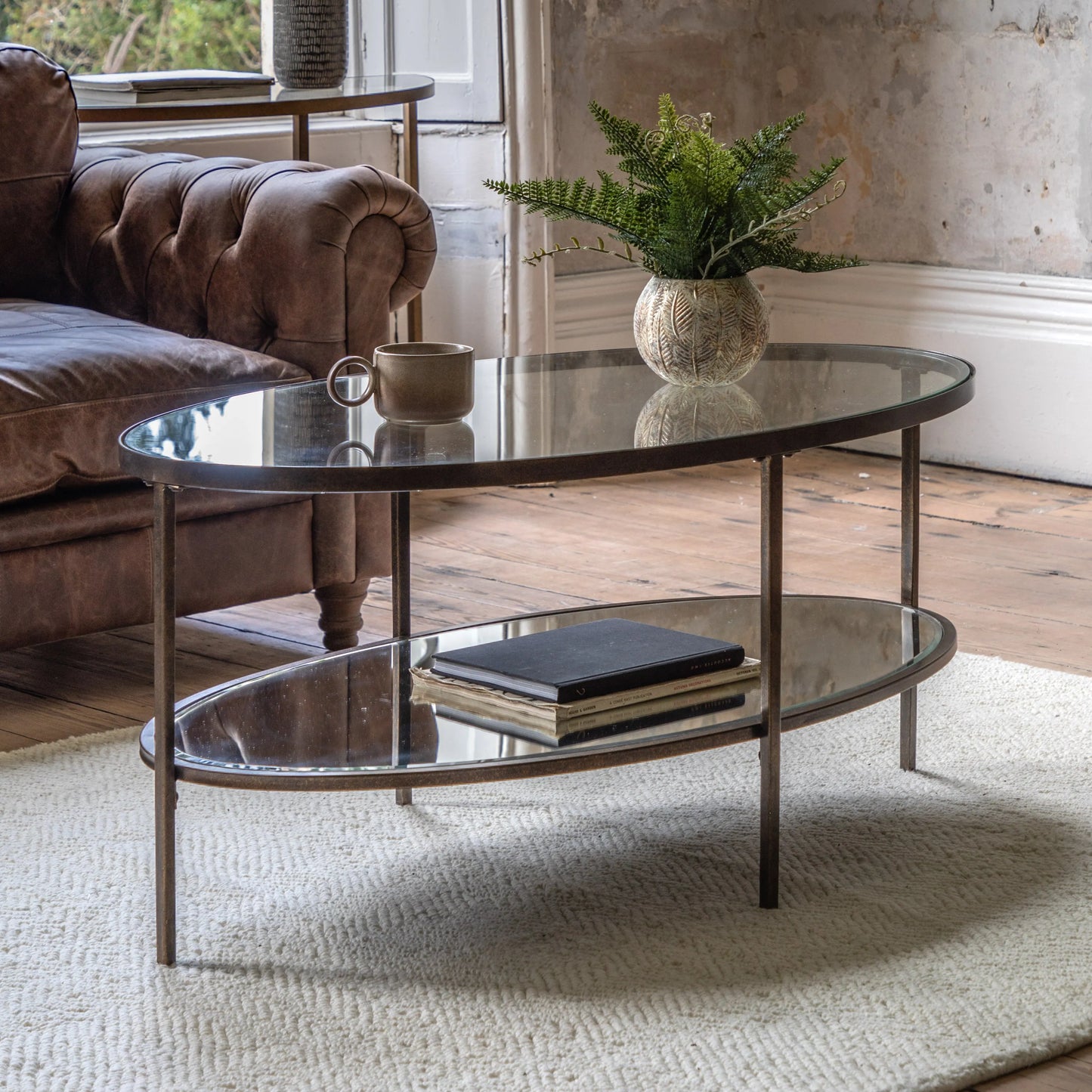 Gallery Direct Hudson Coffee Table Bronze