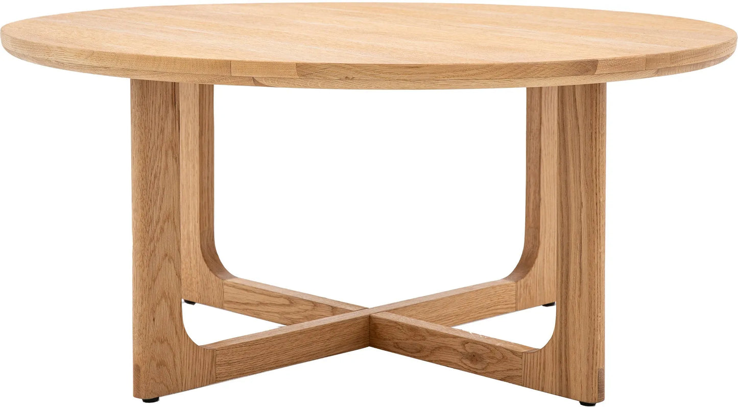 Gallery Direct Craft Round Coffee Table in Natural