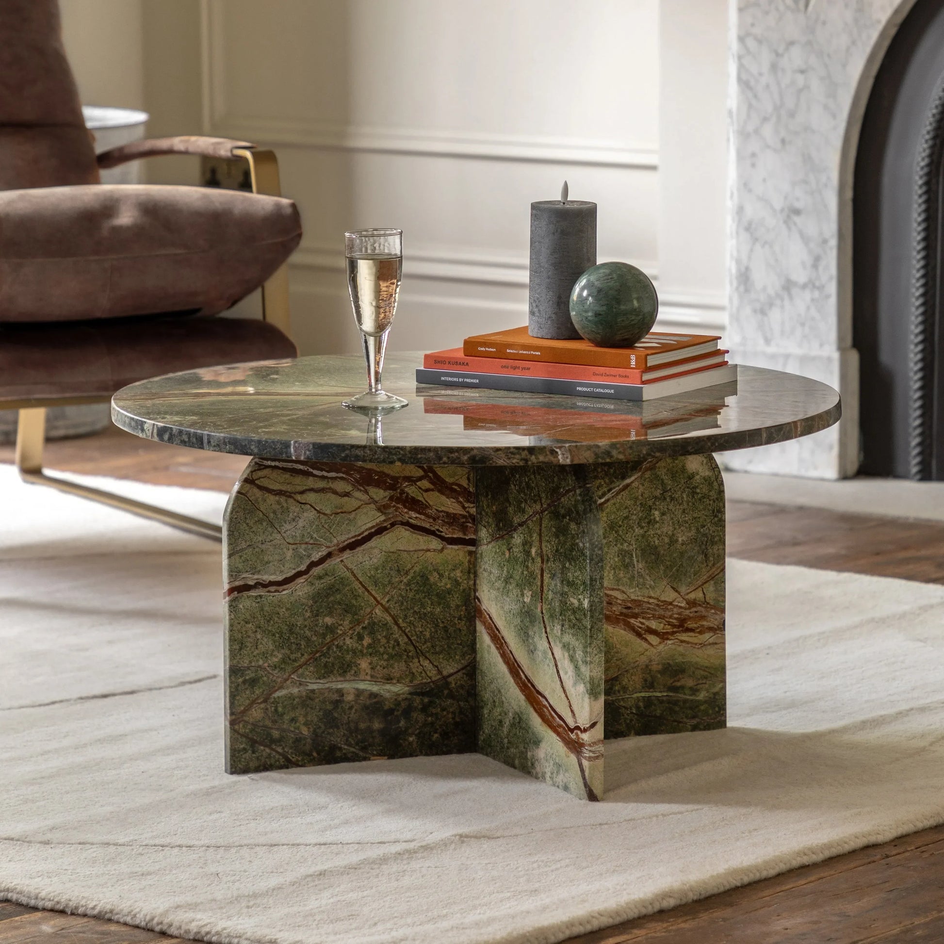 Gallery Direct Amalfi Coffee Table in Ember