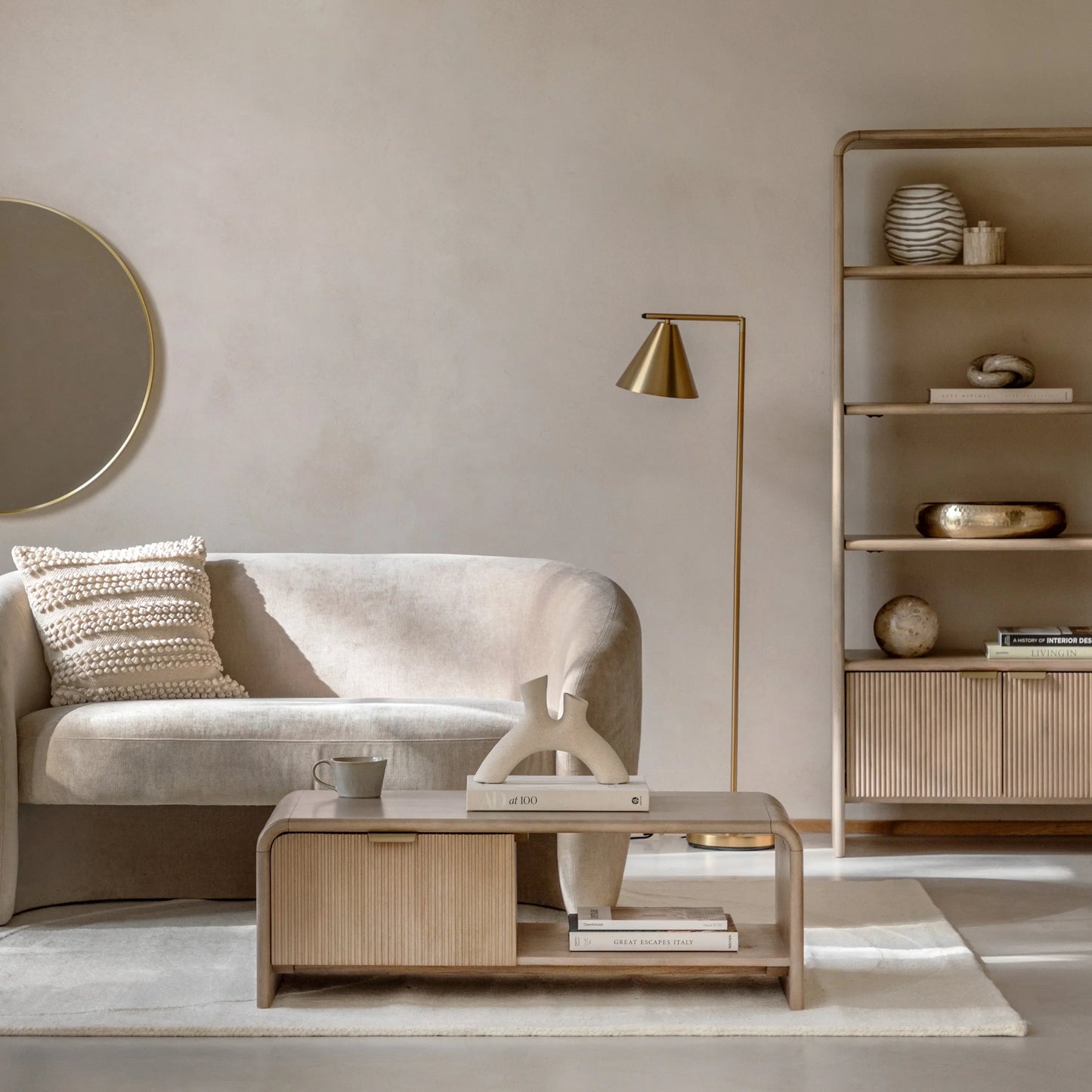 Gallery Direct Colonna 1 Drawer Coffee Table