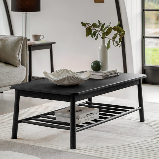 Gallery Direct Wycombe Rectangle Coffee Table Black