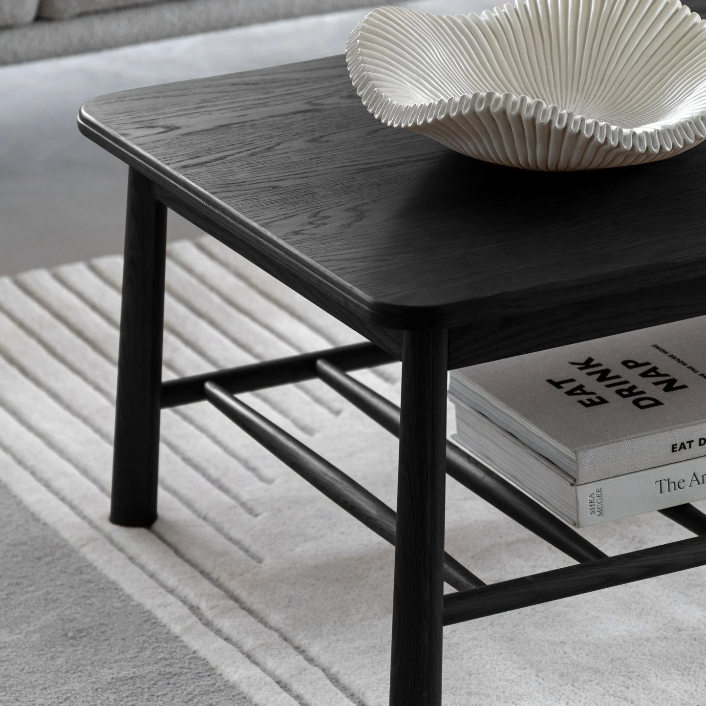 Gallery Direct Wycombe Rectangle Coffee Table Black