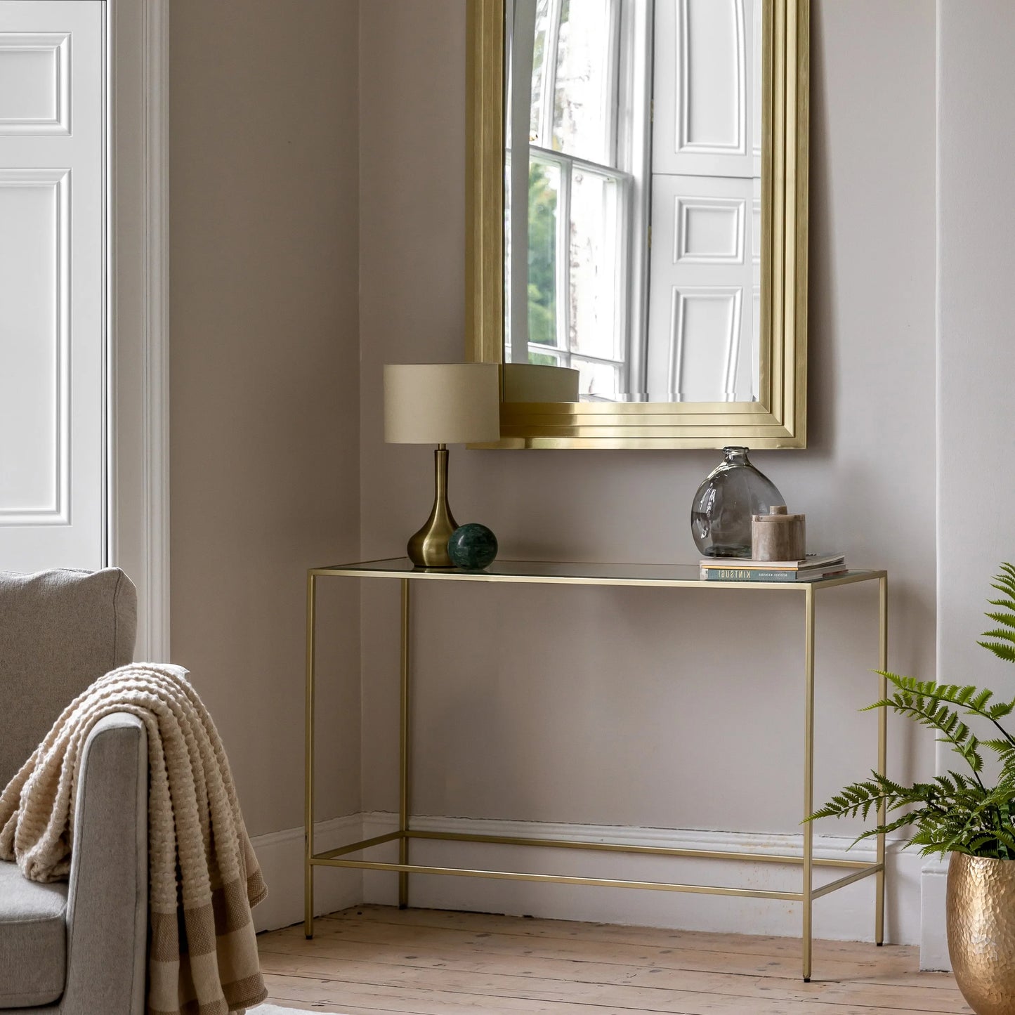 Gallery Direct Rothbury Console Table Champagne