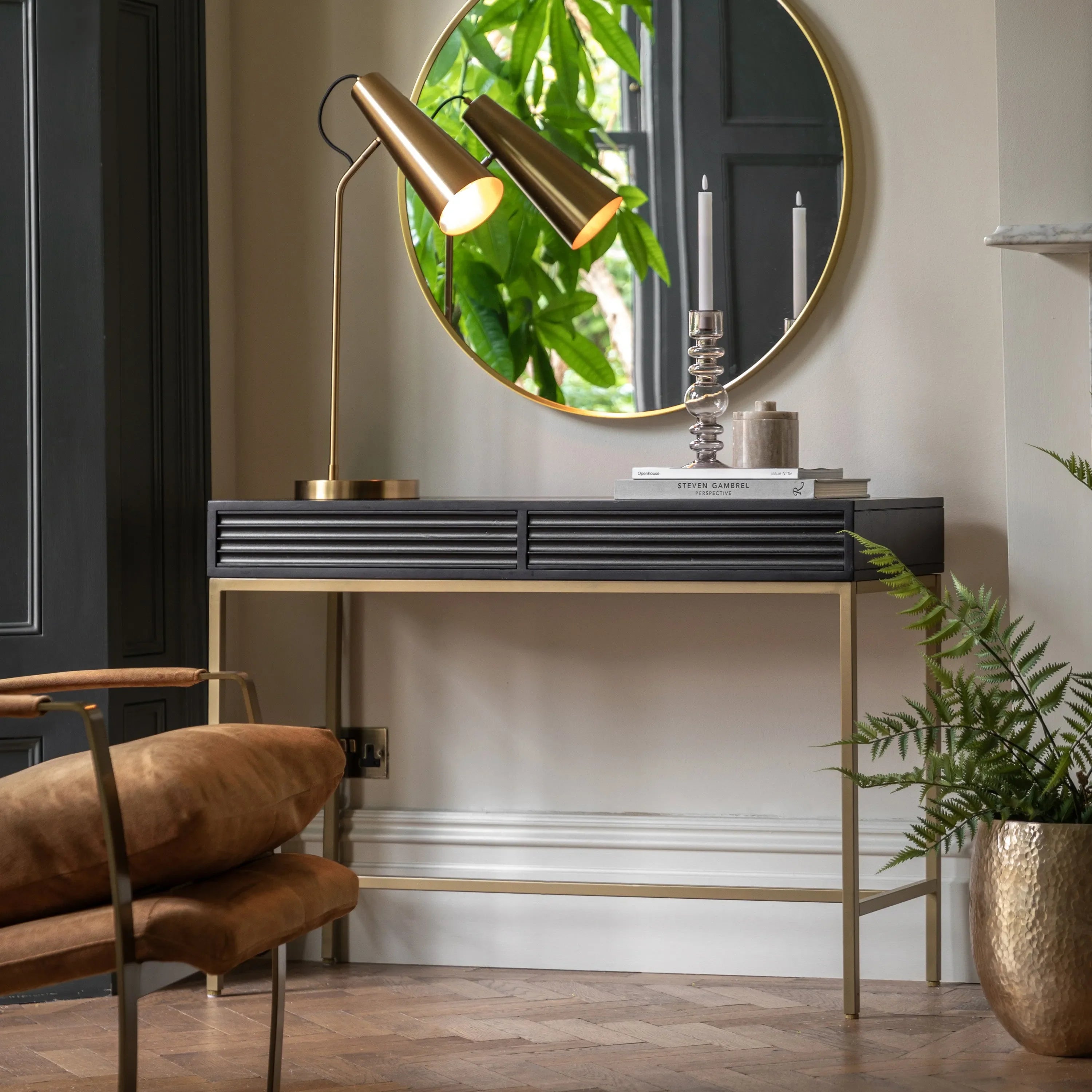 Gallery Direct Ripple 2 Drawer Console Table