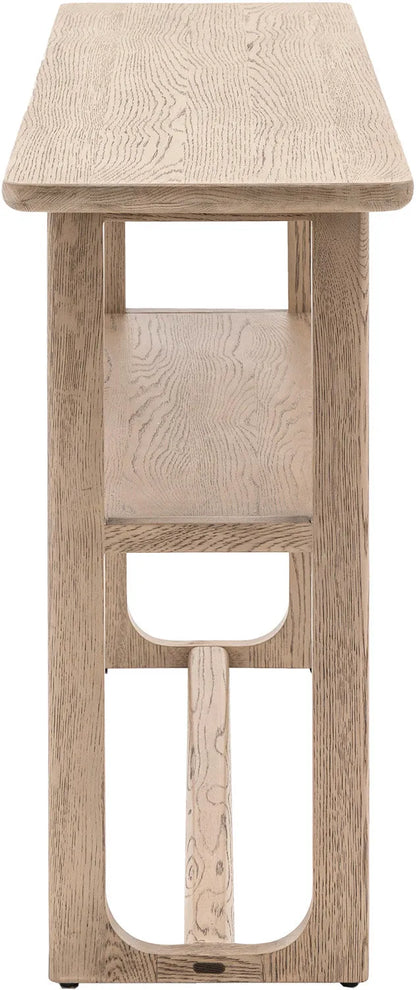 Gallery Direct Craft Console Table Smoked