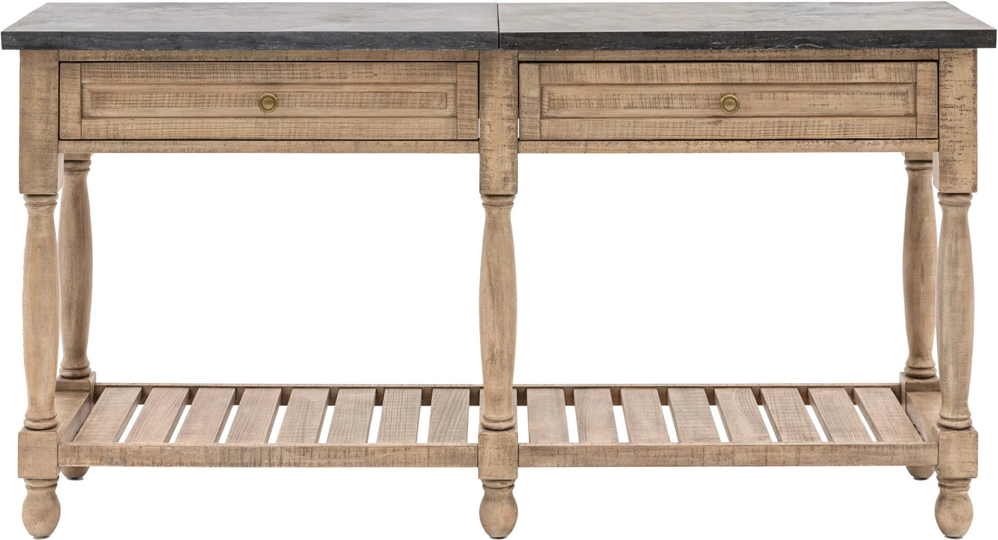 Gallery Direct Vancouver 2 Drawer Console