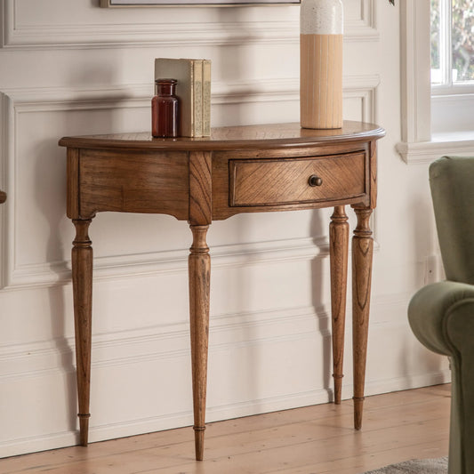 Gallery Direct Highgrove Demi Lune Table