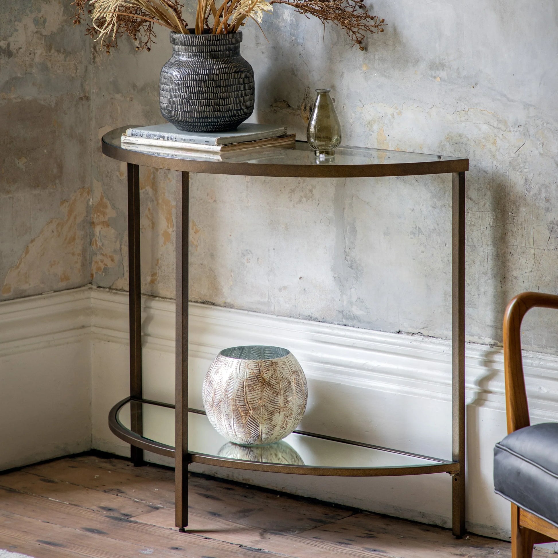 Gallery Direct Hudson Console Table Bronze