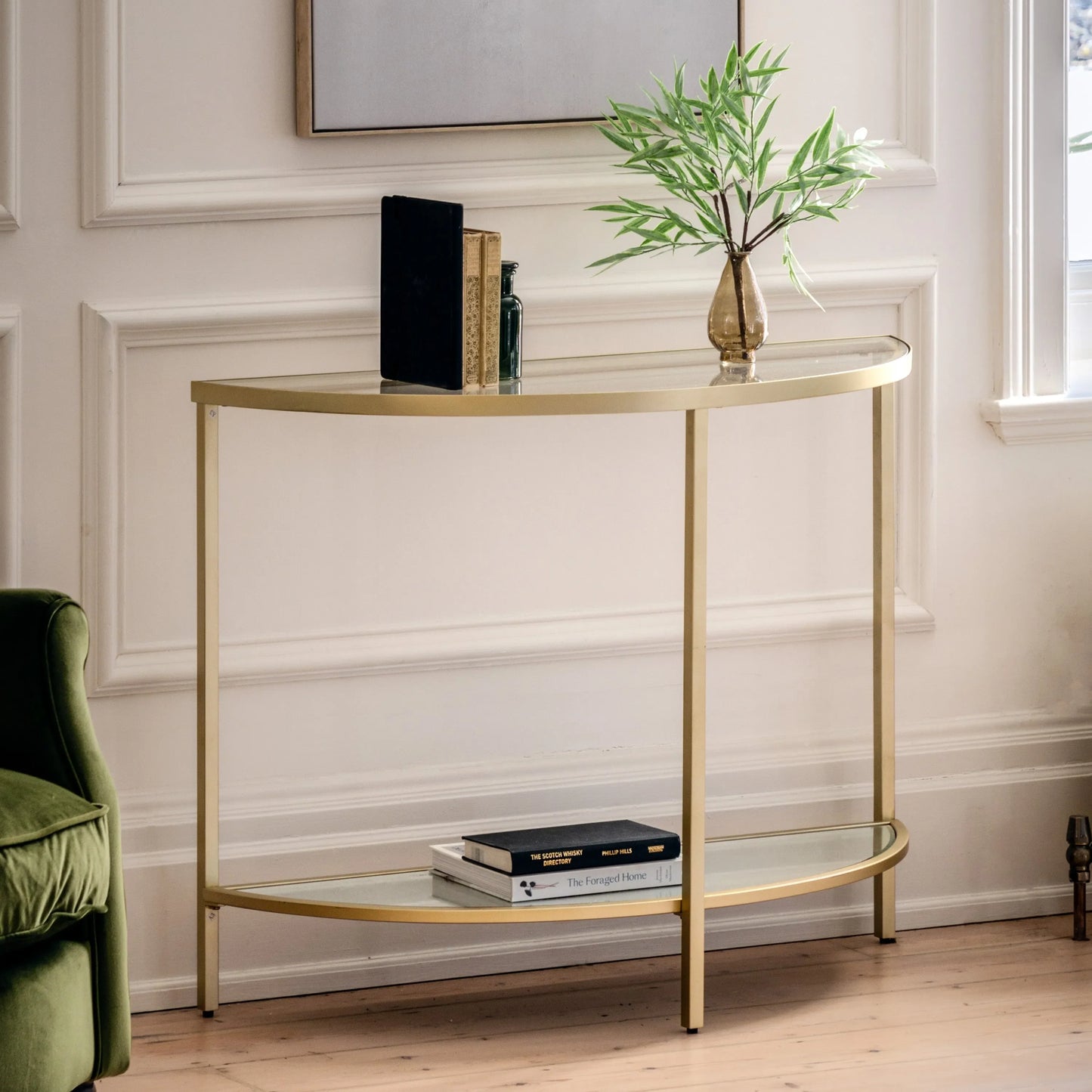 Gallery Direct Hudson Console Table Champagne