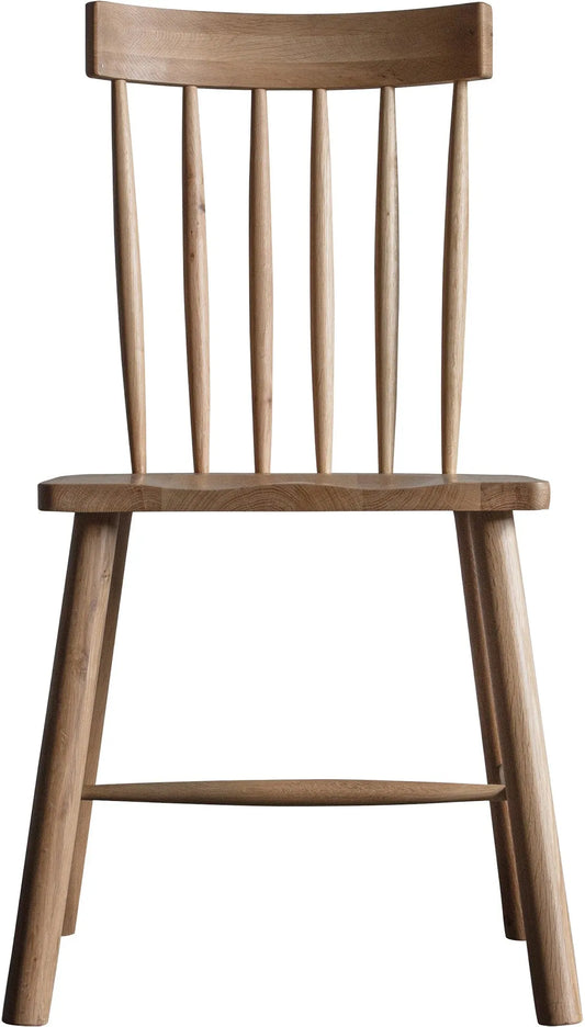 Gallery Direct Kingham Pair of Dining Chairs in Oak
