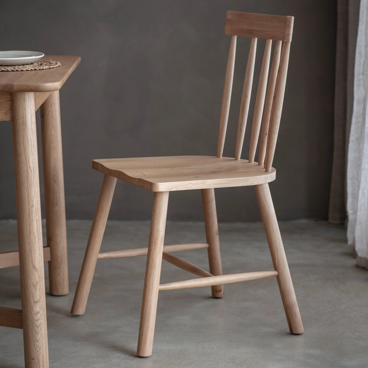 Gallery Direct Kingham Pair of Dining Chairs in Oak