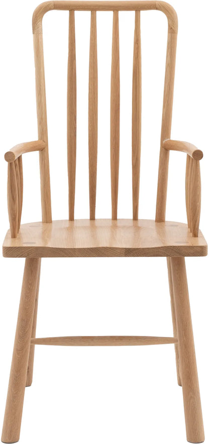 Gallery Direct Wycombe Pair of Carver Dining Chairs