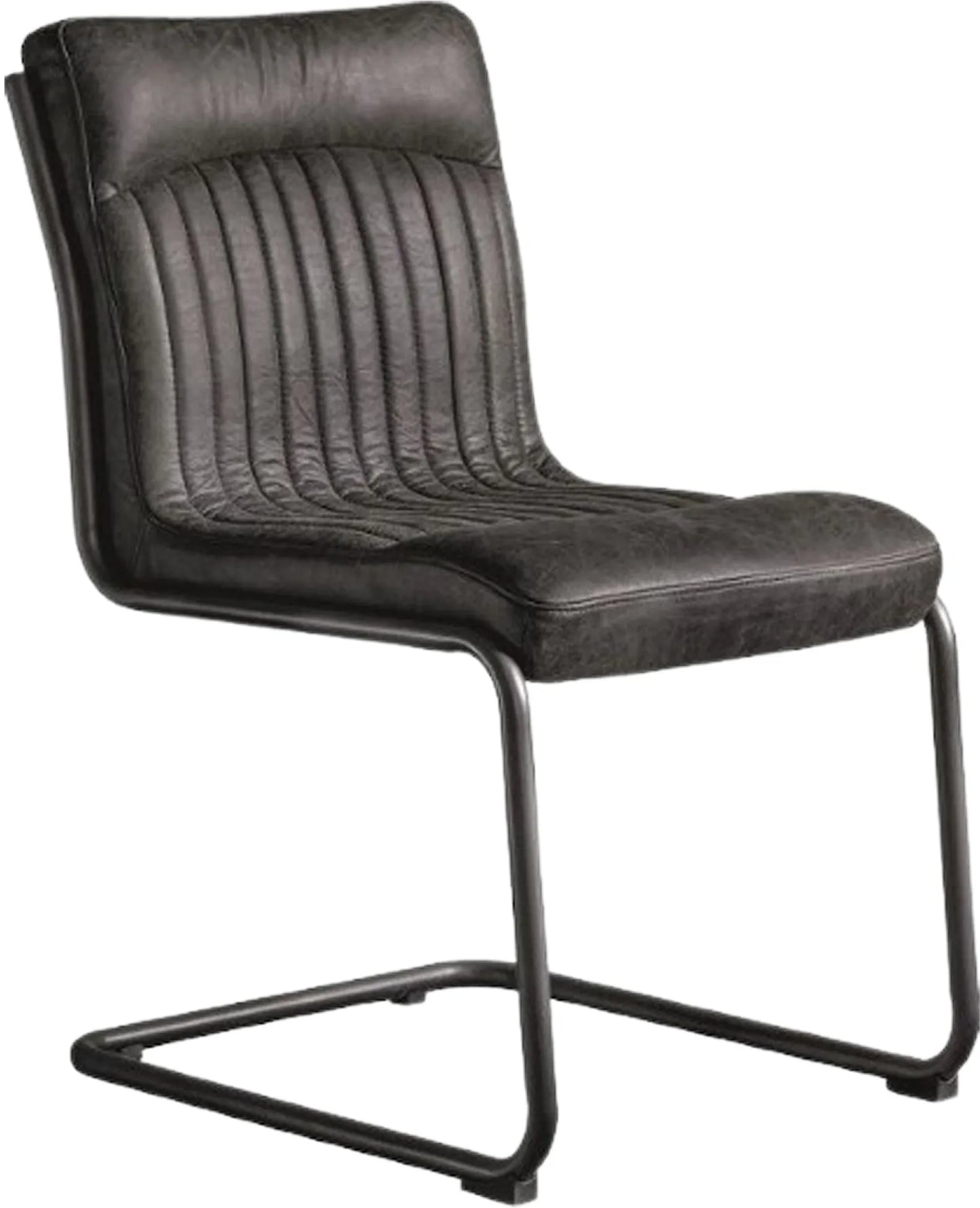 Gallery Direct Capri Leather Chair in Antique Ebony Leather