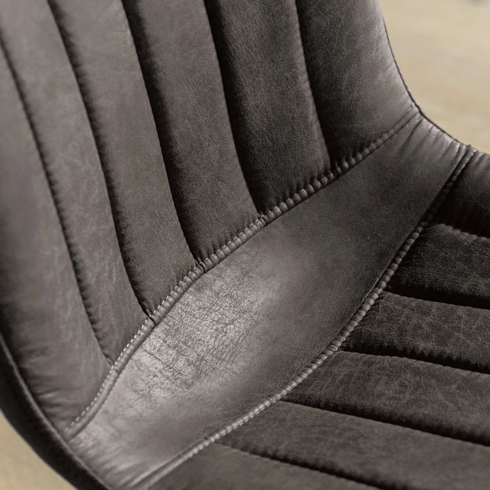 Gallery Direct Pair of Edington Dining Chairs in Grey