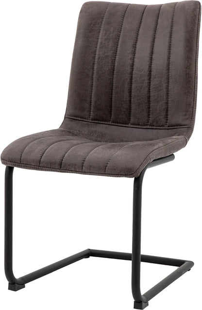 Gallery Direct Pair of Edington Dining Chairs in Grey