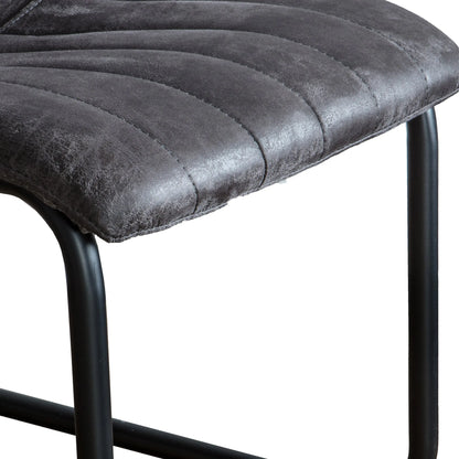 Gallery Direct Pair of Edington Dining Chairs in Grey