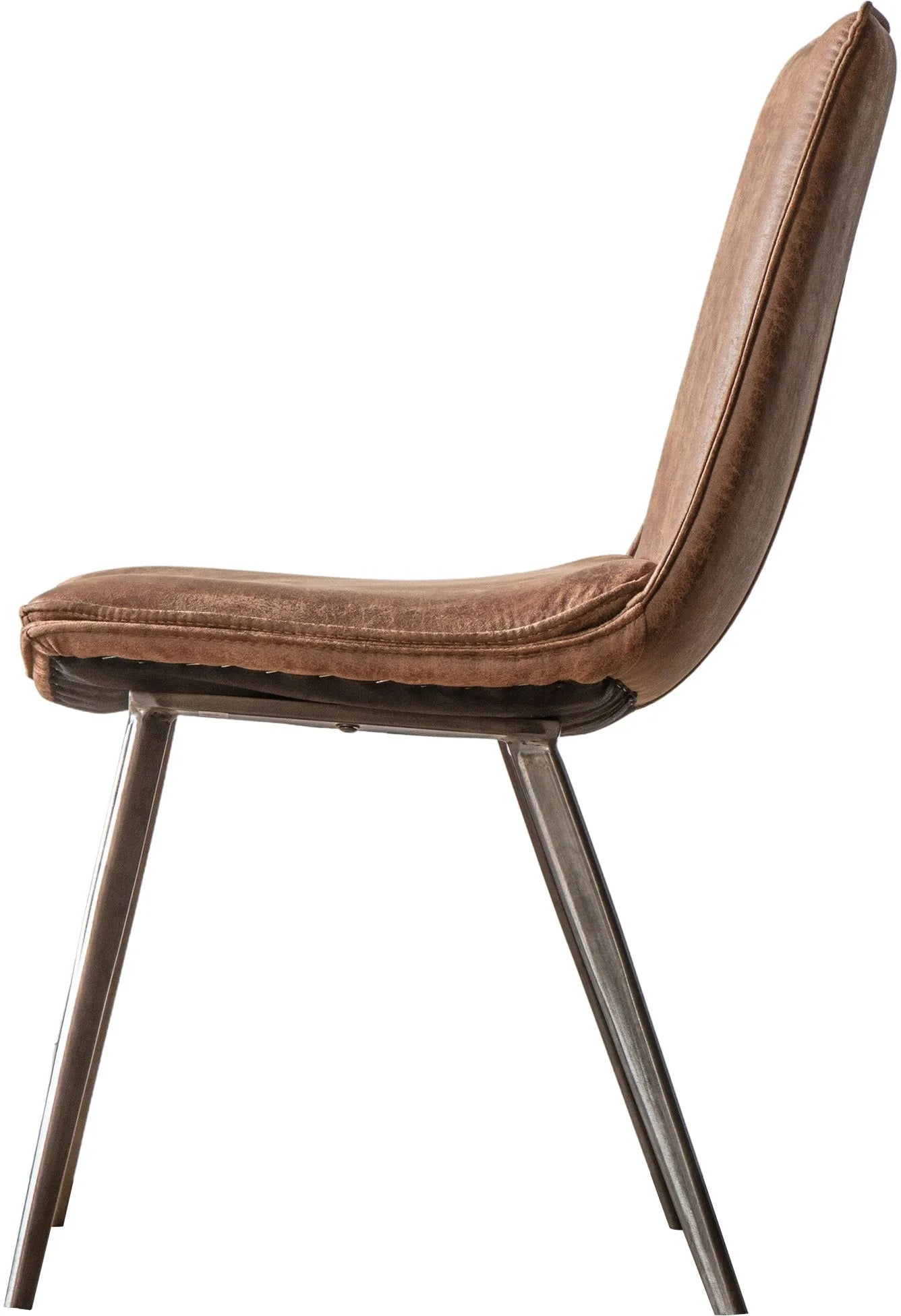 Gallery Direct Pair of Hinks Dining Chairs in Brown