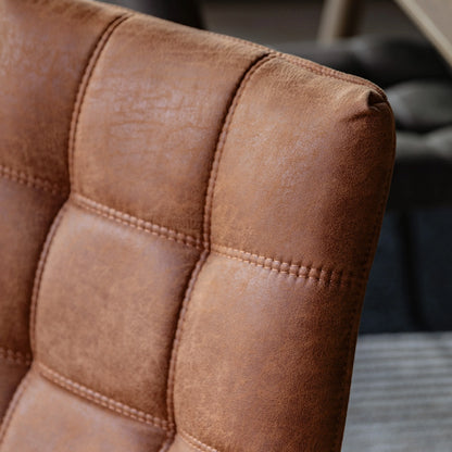Gallery Direct Pair of Darwin Chairs in Brown