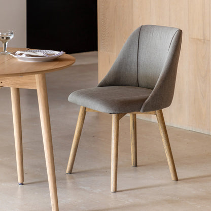 Gallery Direct Pair of Elliot Dining Chairs in Neutral