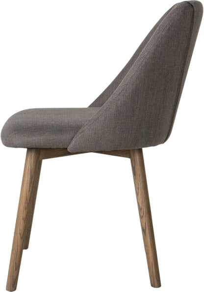 Gallery Direct Pair of Elliot Dining Chairs in Slate Grey