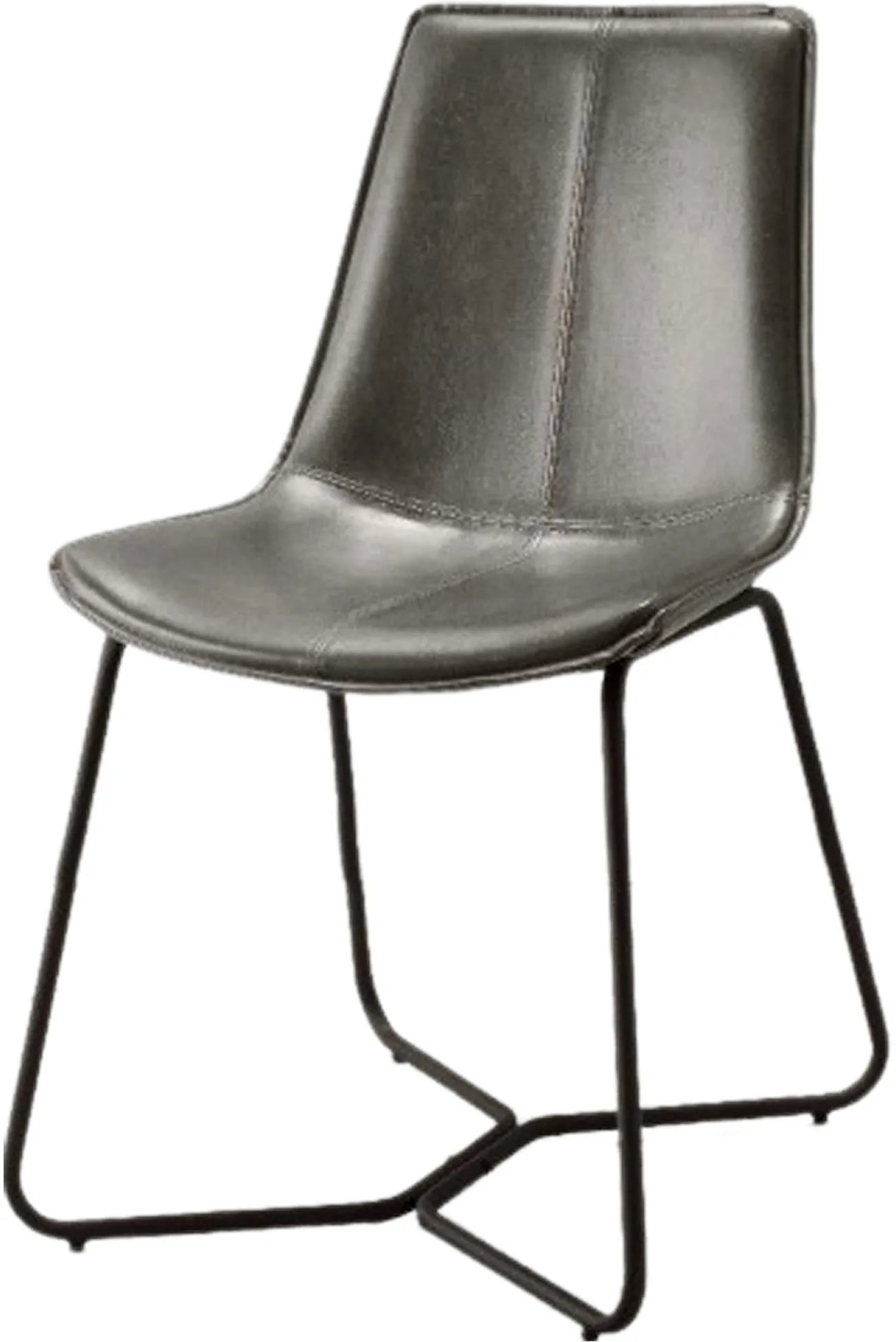 Gallery Direct Pair of Hawking Dining Chairs in Charcoal