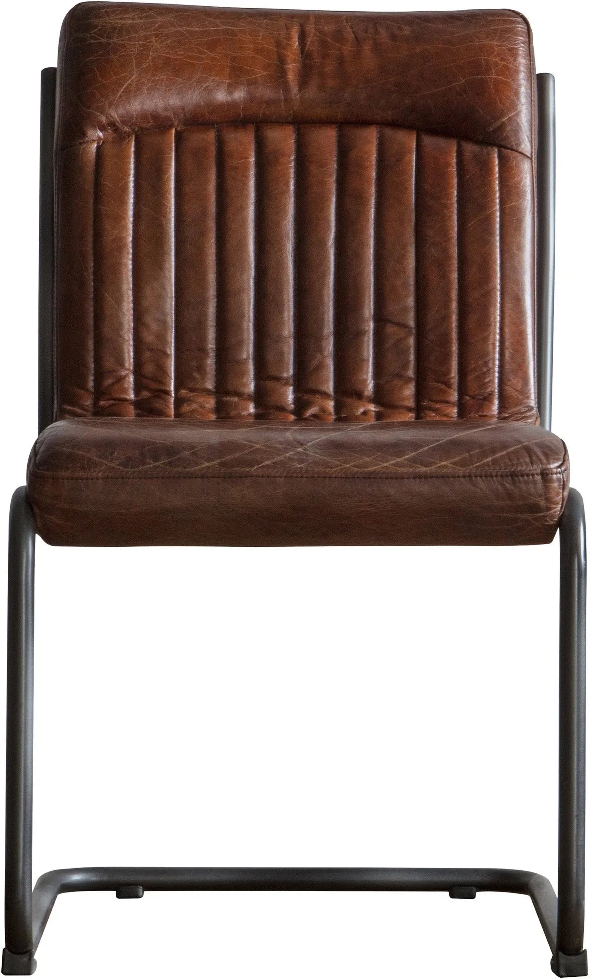 Gallery Direct Capri Leather Chair in Brown Leather