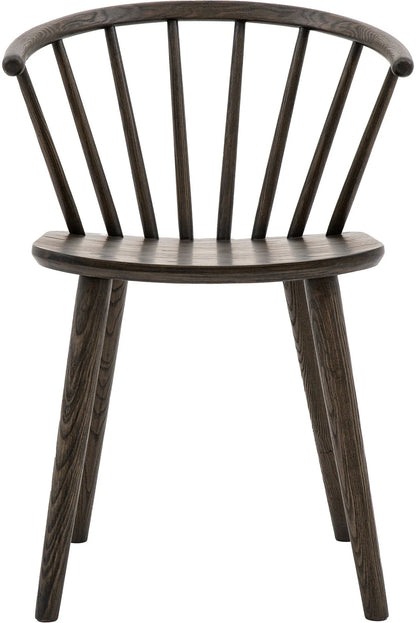 Gallery Direct Craft Pair of Dining Chairs in Mocha