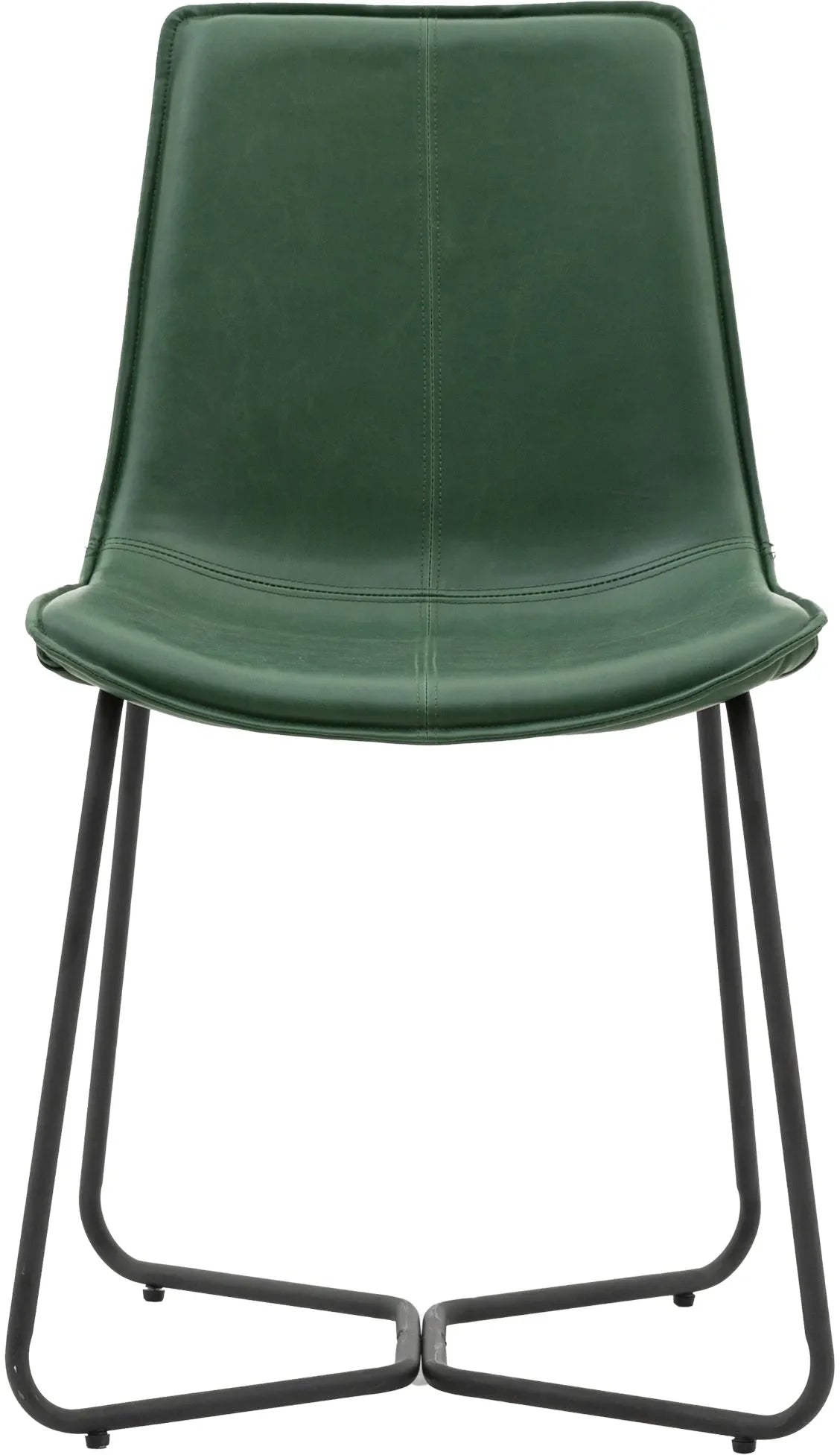 Gallery Direct Pair of Hawking Dining Chairs in Green