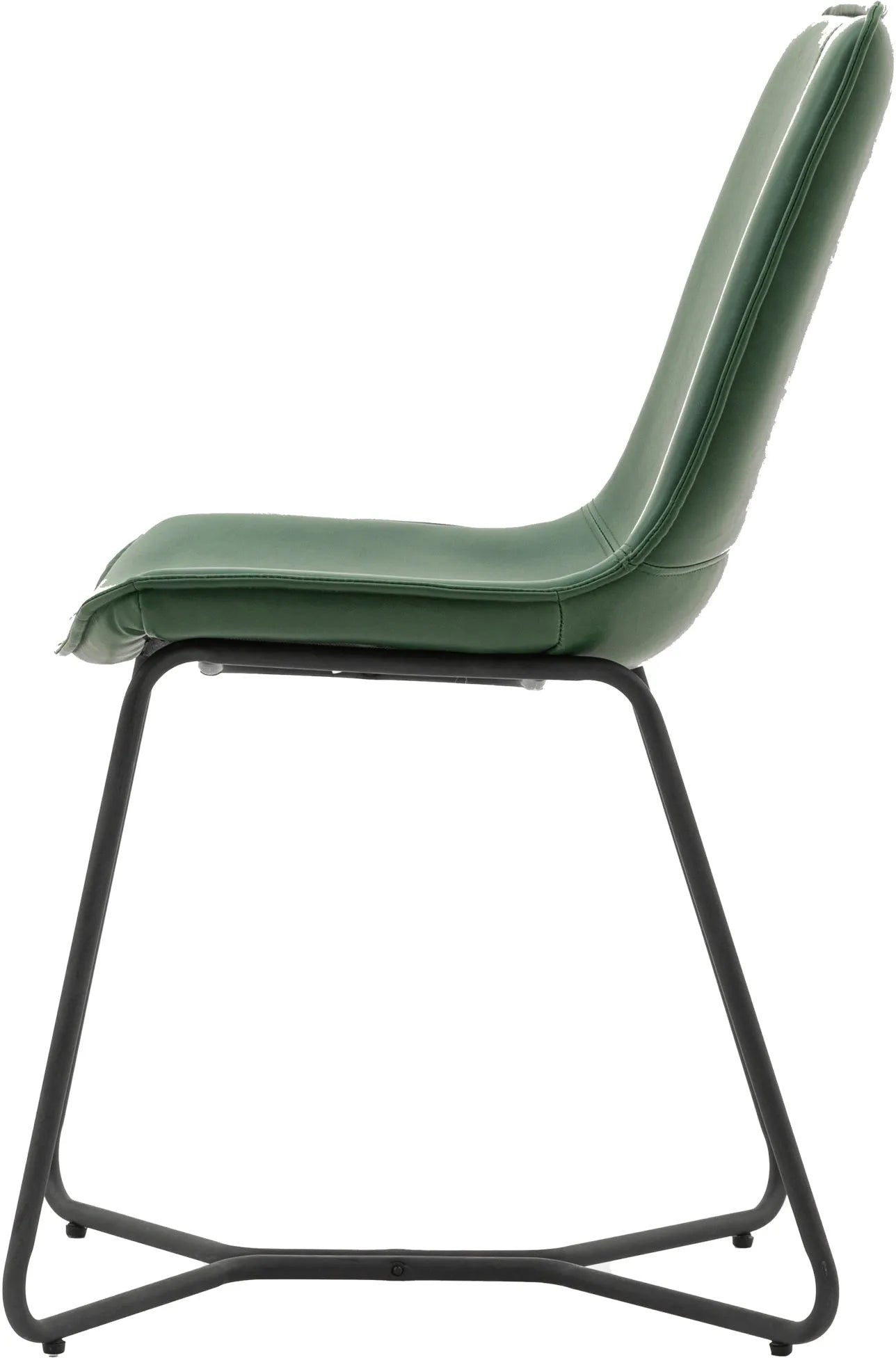 Gallery Direct Pair of Hawking Dining Chairs in Green