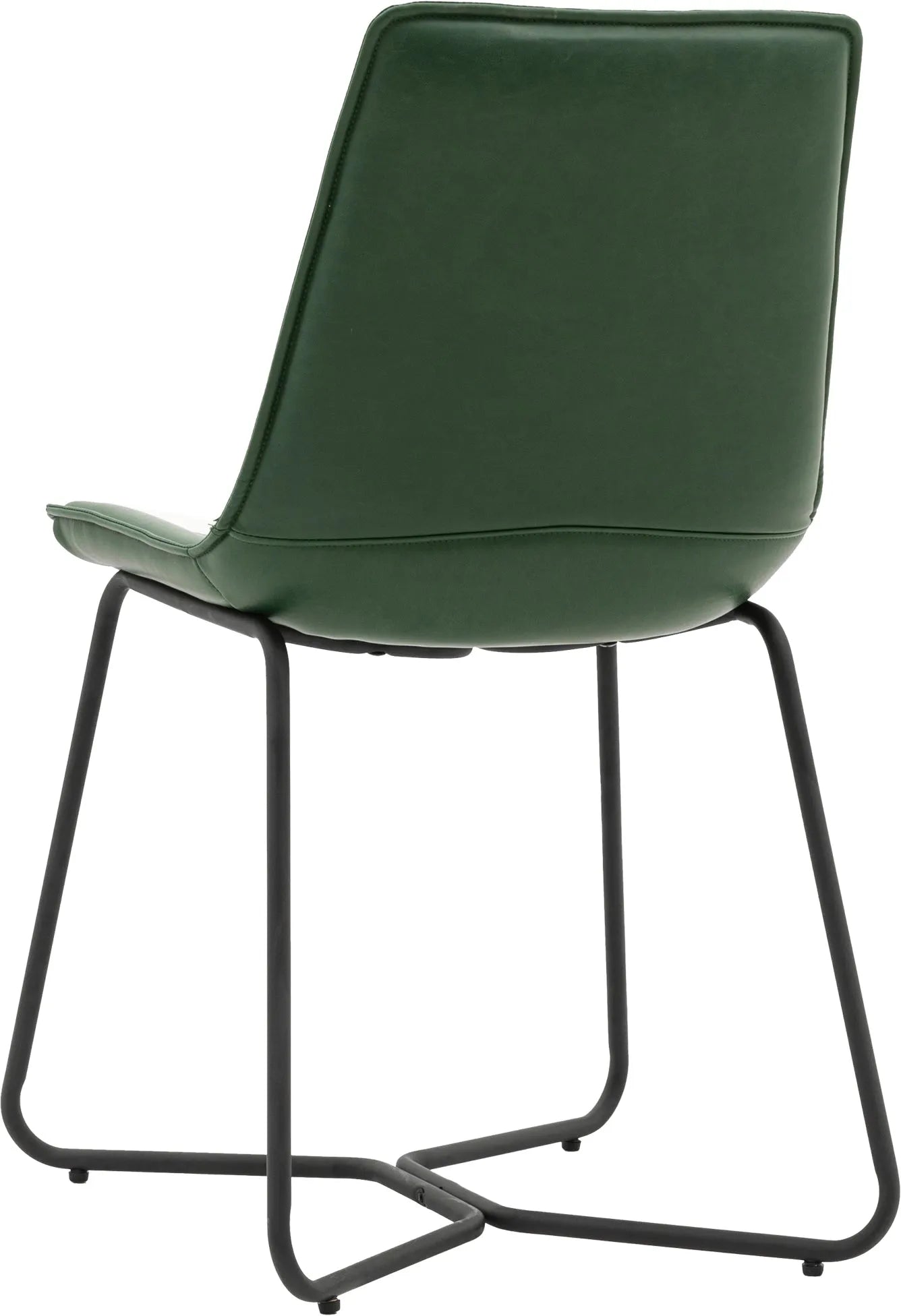 Gallery Direct Pair of Hawking Dining Chairs in Green