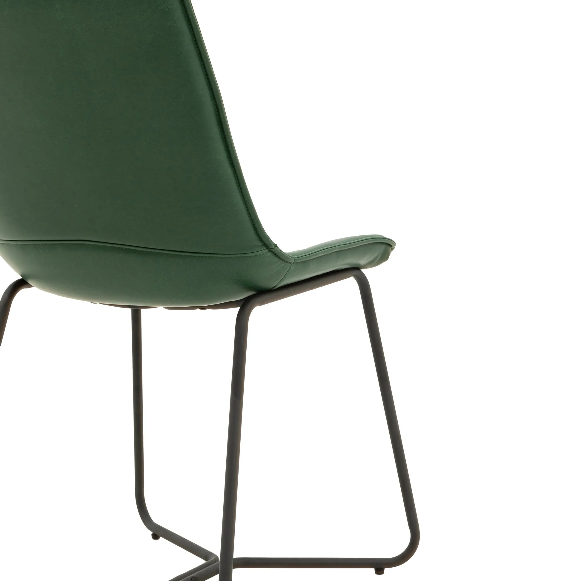 Gallery Direct Pair of Hawking Dining Chairs in Green