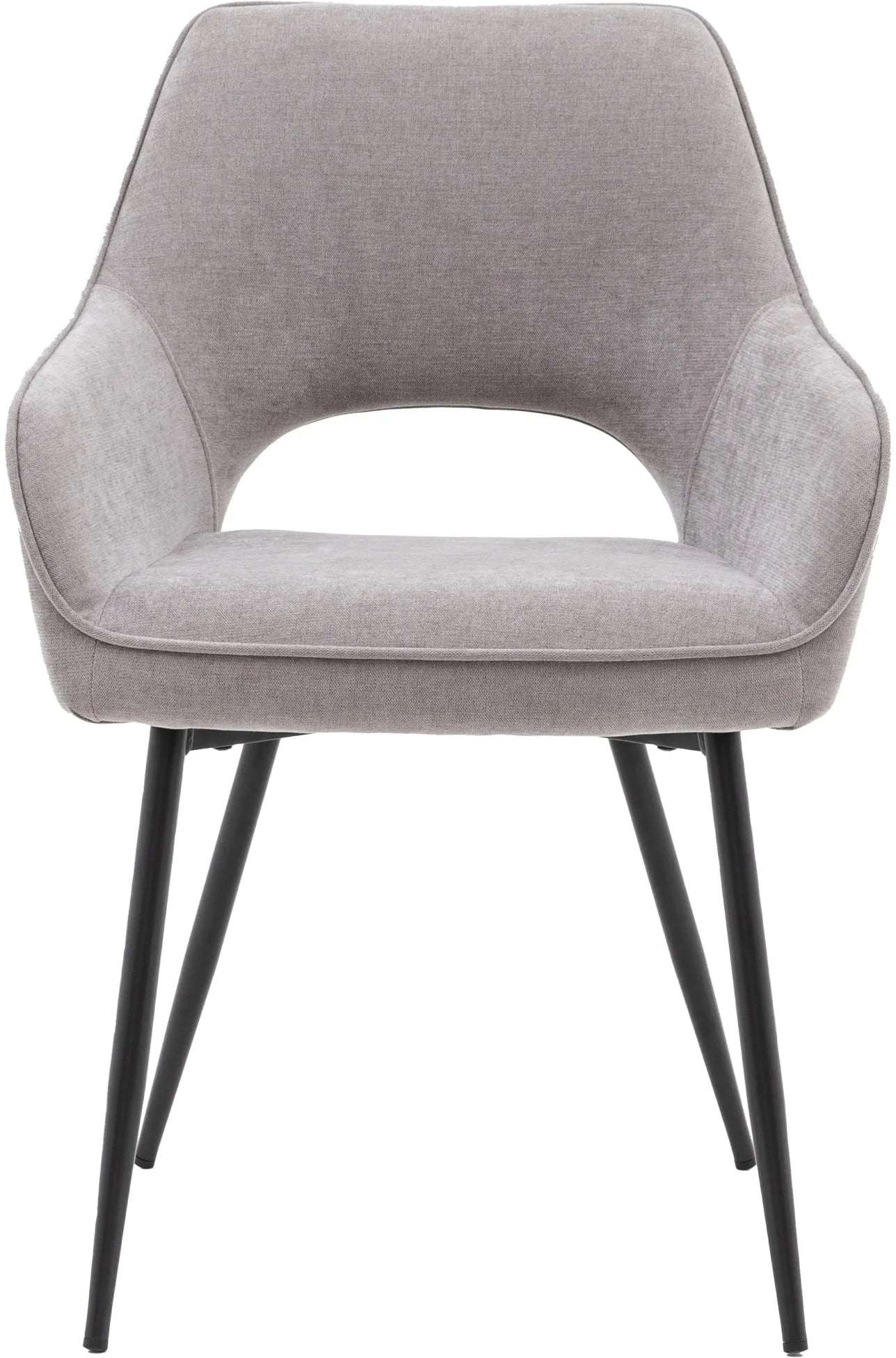 Gallery Direct Pair of Ivorra Dining Chairs in Grey