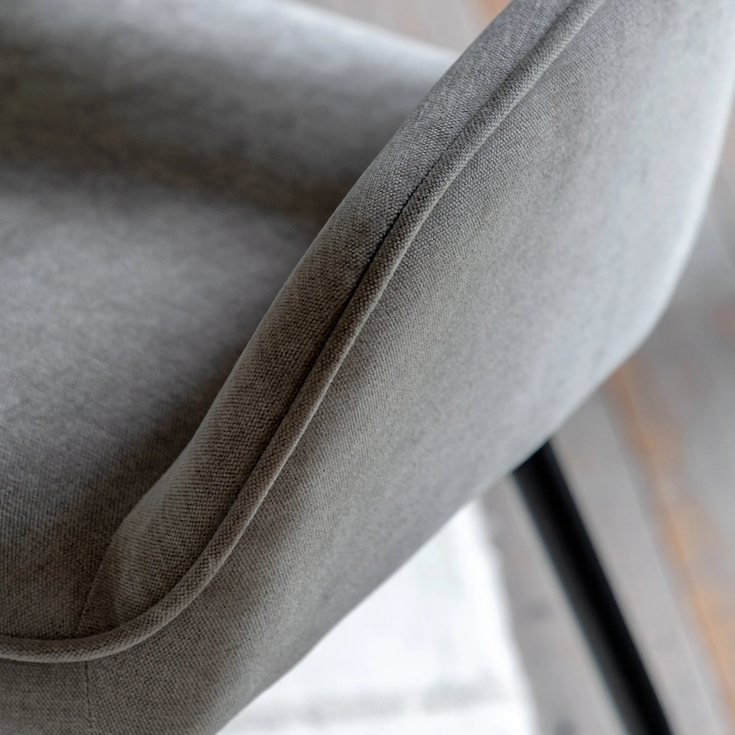 Gallery Direct Pair of Ivorra Dining Chairs in Grey