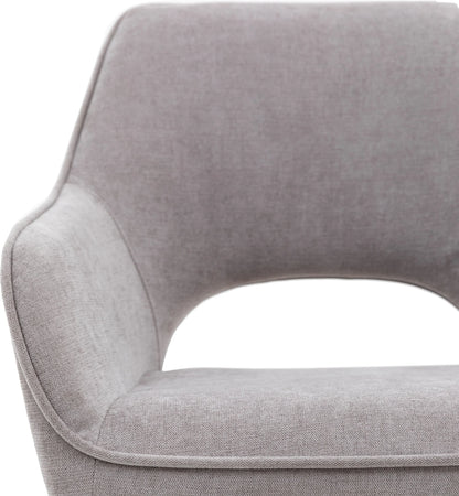 Gallery Direct Pair of Ivorra Dining Chairs in Grey