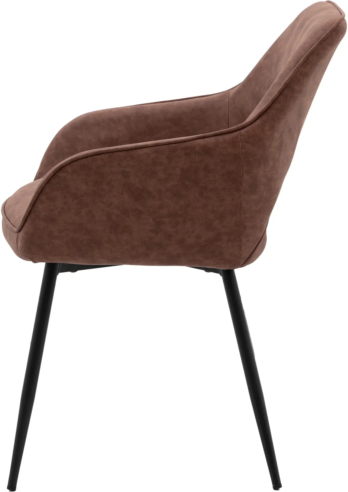 Gallery Direct Pair of Ivorra Dining Chairs in Brown