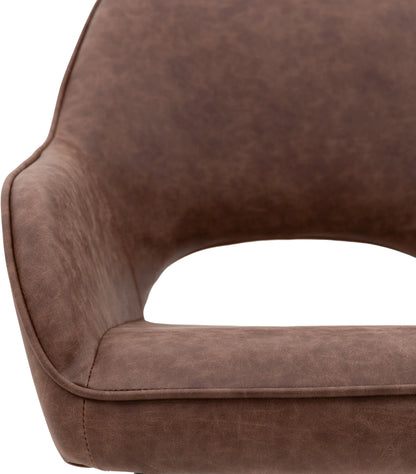 Gallery Direct Pair of Ivorra Dining Chairs in Brown