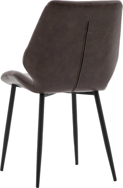 Gallery Direct Pair of Manford Dining Chairs in Brown