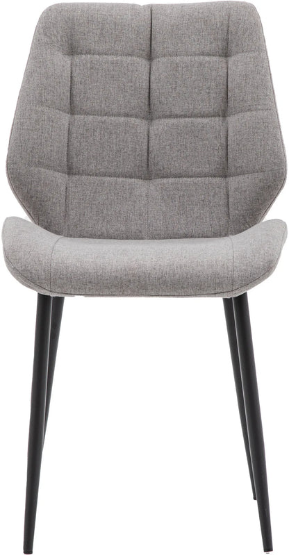 Gallery Direct Pair of Manford Dining Chairs in Light Grey