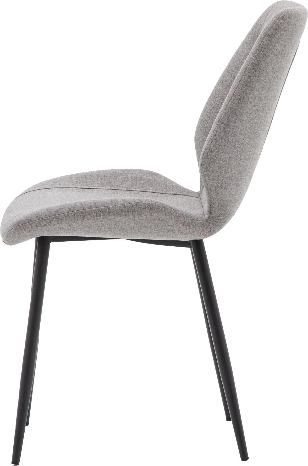Gallery Direct Pair of Manford Dining Chairs in Light Grey