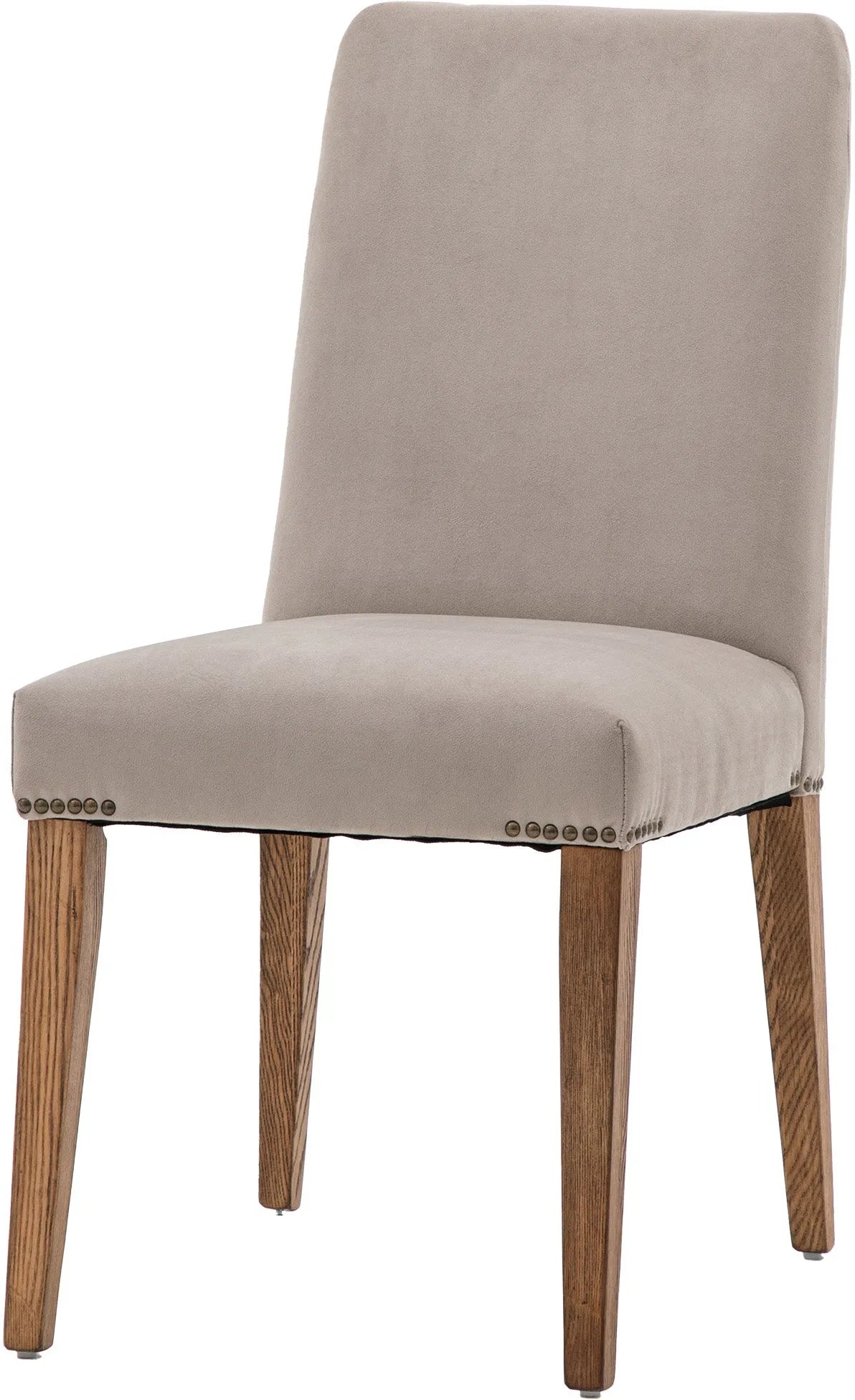 Gallery Direct Pair of Highgrove Dining Chairs in Dove Velvet