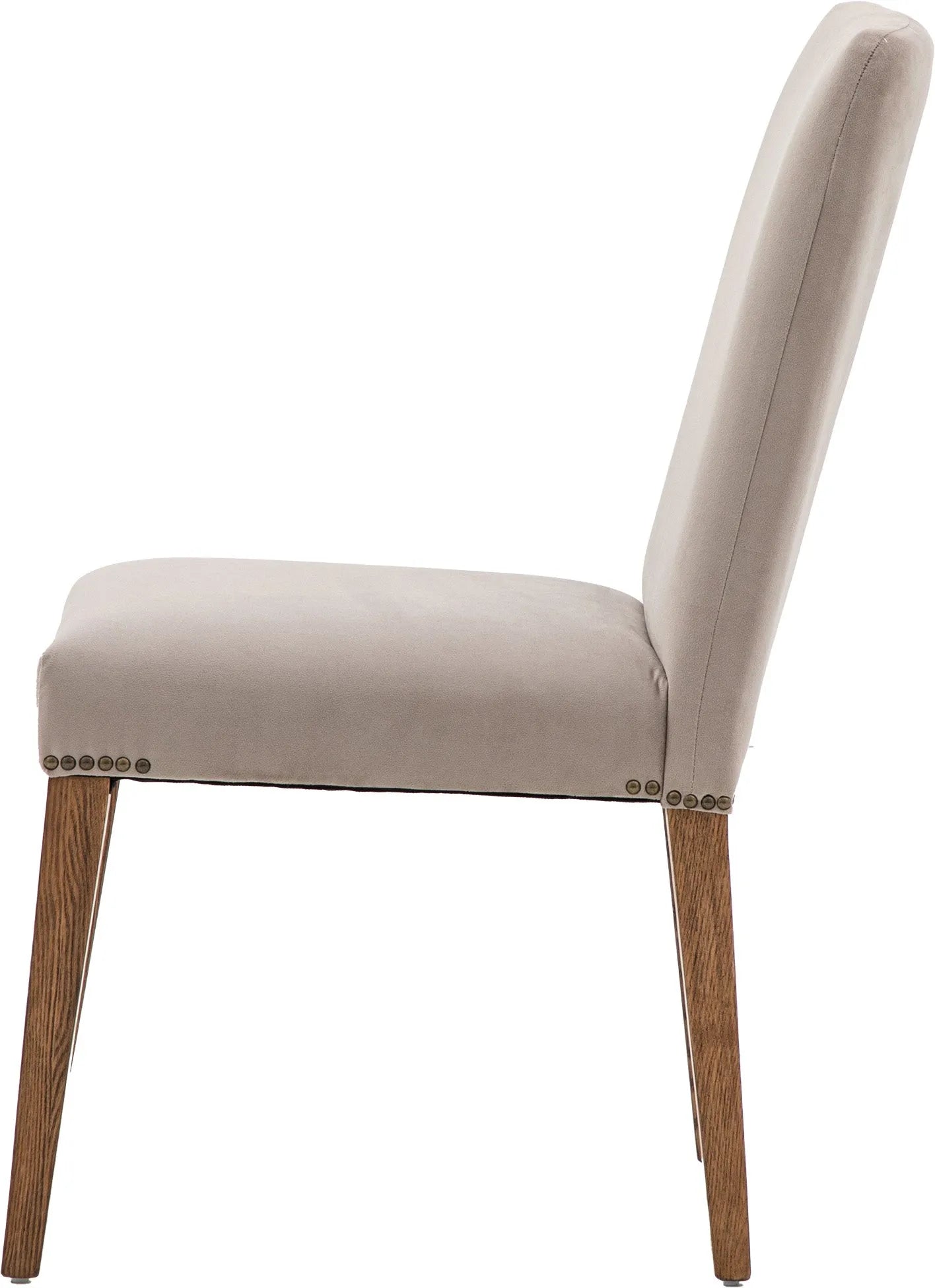 Gallery Direct Pair of Highgrove Dining Chairs in Dove Velvet